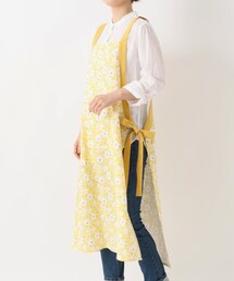 212 KITCHEN STORE（トゥワントゥキッチンストア）の「ドットフラワーエプロン YE（エプロン）」