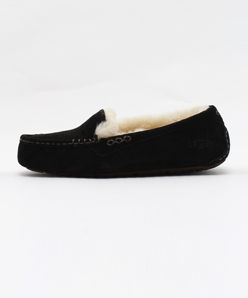 UGG（アグ）の「【UGG】アグアンスリー（モカシン/デッキシューズ・レディース・ブラック/グレー・6/7）」の10枚目の写真