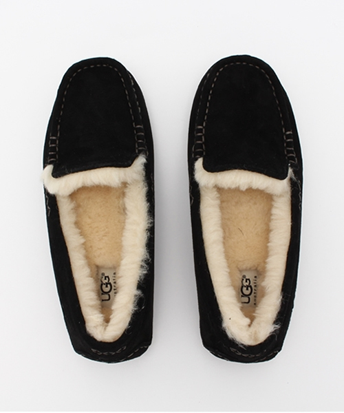 UGG（アグ）の「【UGG】アグアンスリー（モカシン/デッキシューズ・レディース・ブラック/グレー・6/7）」の9枚目の写真