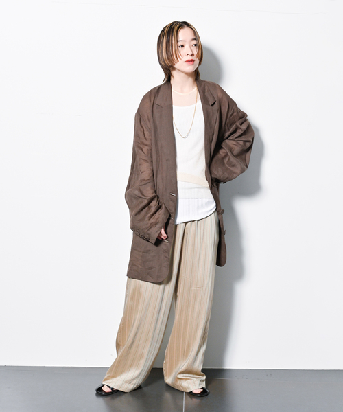 CITYSHOP(シティーショップ)の「【TanC TOKYO/タンクトウキョウ】SKIN TOP:タンクトップ(タンクトップ・レディース・ブラック/ホワイト・FREE)」の3枚目の写真