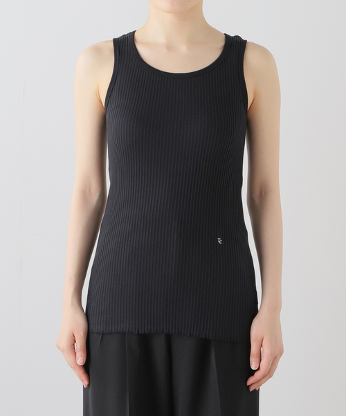 CITYSHOP(シティーショップ)の「【TanC TOKYO/タンクトウキョウ】SKIN TOP:タンクトップ(タンクトップ・レディース・ブラック/ホワイト・FREE)」の4枚目の写真