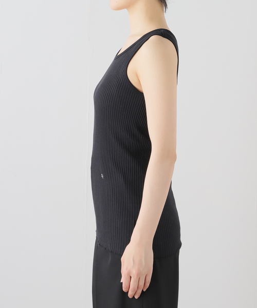 CITYSHOP(シティーショップ)の「【TanC TOKYO/タンクトウキョウ】SKIN TOP:タンクトップ(タンクトップ・レディース・ブラック/ホワイト・FREE)」の5枚目の写真