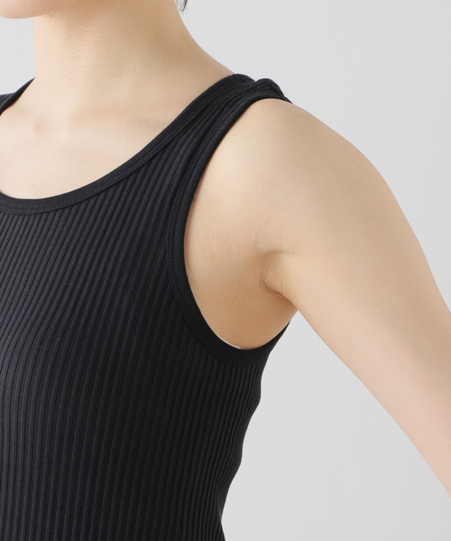 CITYSHOP(シティーショップ)の「【TanC TOKYO/タンクトウキョウ】SKIN TOP:タンクトップ(タンクトップ・レディース・ブラック/ホワイト・FREE)」の9枚目の写真