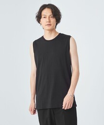 green label relaxing | ドライコットン ノースリーブ Tシャツ -吸水速乾-(Tシャツ/カットソー)