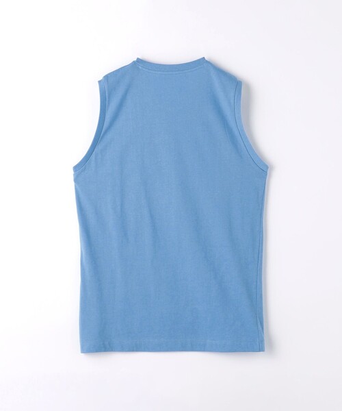 green label relaxing（グリーンレーベルリラクシング）の「ドライコットン ノースリーブ Tシャツ -吸水速乾-（Tシャツ/カットソー・メンズ・ホワイト/ライトグレー/ブラック/ライトブルー・M/S/XL/L/XXL）」の11枚目の写真