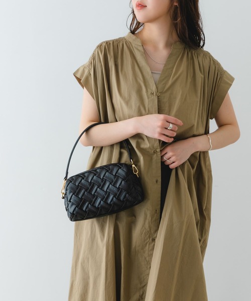 RODE SKO(ロデスコ)の「メッシュライクショルダーバッグ(ショルダーバッグ・レディース・ブラック/ベージュ/オレンジ/オフホワイト・ONE)」の3枚目の写真