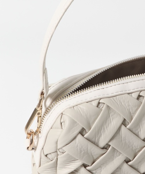 RODE SKO(ロデスコ)の「メッシュライクショルダーバッグ(ショルダーバッグ・レディース・ブラック/ベージュ/オレンジ/オフホワイト・ONE)」の6枚目の写真