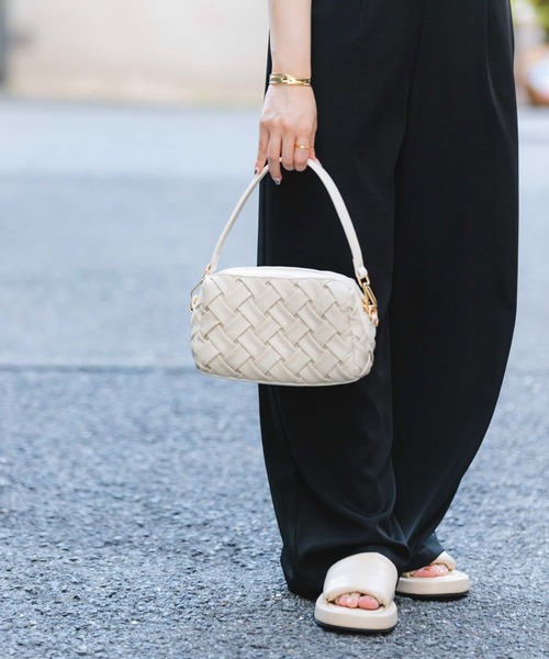 RODE SKO(ロデスコ)の「メッシュライクショルダーバッグ(ショルダーバッグ・レディース・ブラック/ベージュ/オレンジ/オフホワイト・ONE)」の16枚目の写真