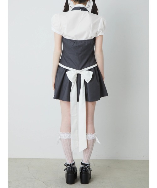 Ank Rouge(アンクルージュ)の「メイドライクSETUP(セットアップ・レディース・グレー・M)」の5枚目の写真