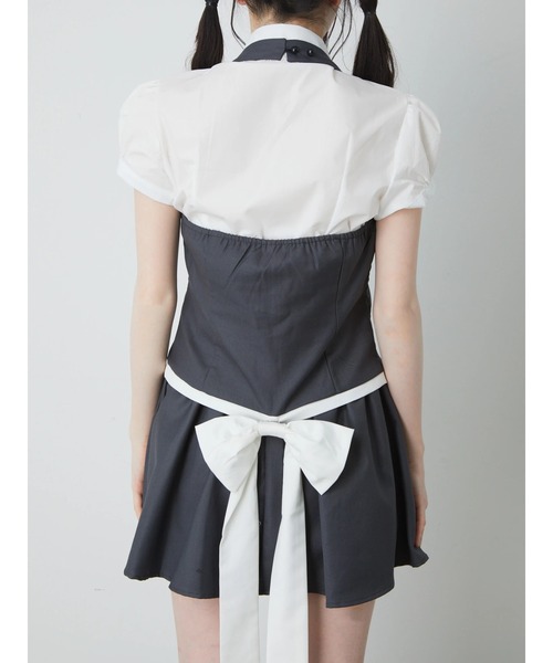 Ank Rouge(アンクルージュ)の「メイドライクSETUP(セットアップ・レディース・グレー・M)」の8枚目の写真
