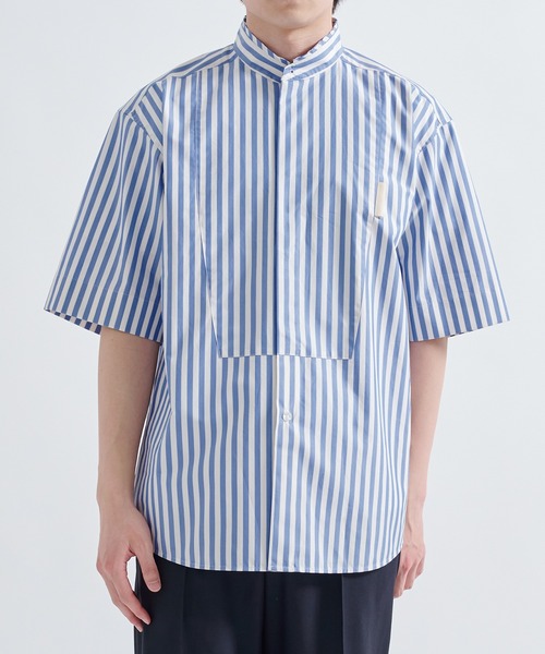 CINOH チノ　FRONT YORK SHORT SHIRT シャツ　ブラウス CINOH（チノ）の「【CINOH/チノ】《STUDIOUS別注》フロント