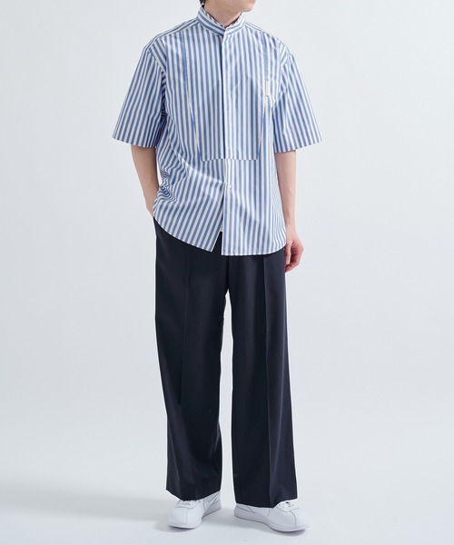 ブラウス シャツ  CINOH チノ CINOH シャツ ブラウス 「CINOH/チノ」別注 ACETATE SATIN HALF