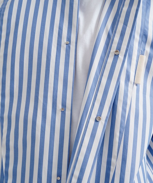 CINOH/チノ】FINX COTTON HALF BOSOM SHIRT/フィンクスコットンハーフ