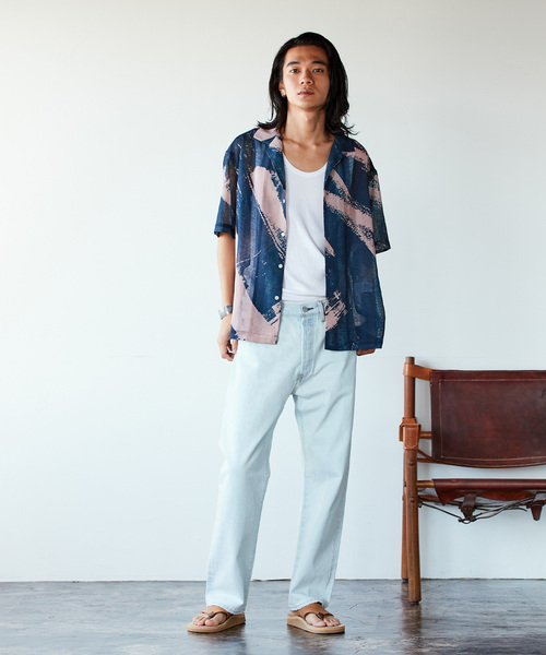JOURNAL STANDARD（ジャーナルスタンダード）の「ブリーチ カラーデニム（デニムパンツ・メンズ・ブラック系その他/ウッド/ブルー系その他/ピンク・MEDIUM/LARGE）」の19枚目の写真