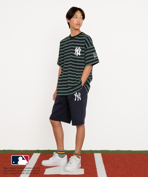 GLAZOS(グラソス)の「【MLB】スムース・チームロゴ刺繍ハーフパンツ(その他パンツ・キッズ・ネイビー/ブラック/ブルー/グレー・140cm/150cm/160cm/170cm)」の5枚目の写真