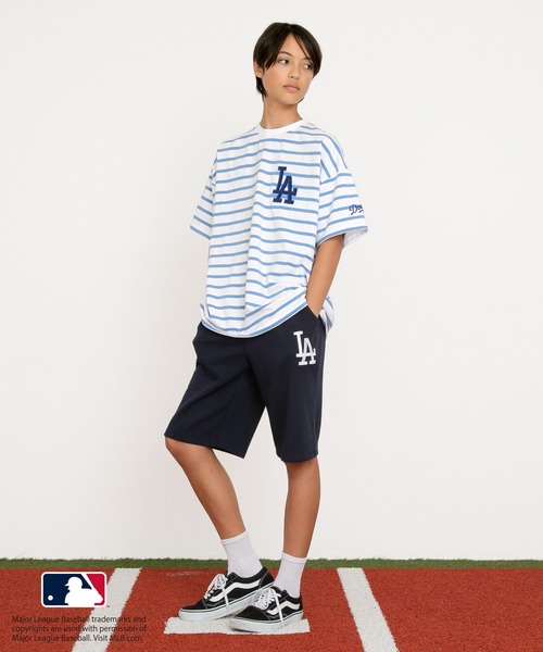 GLAZOS(グラソス)の「【MLB】スムース・チームロゴ刺繍ハーフパンツ(その他パンツ・キッズ・ネイビー/ブラック/ブルー/グレー・140cm/150cm/160cm/170cm)」の8枚目の写真