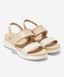 [美品] Cole Haan (コールハーン)ホワイト サンダル COLE HAAN(コールハーン) サンダル 5B レディース - 白 オープン
