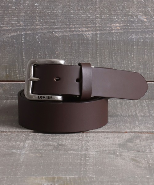 Levi's(リーバイス)の「Levi's/リーバイス 35mm 本革 帆型バックル レザーベルト(ベルト・メンズ・ブラック/ダークブラウン/ブラウン・FREE)」の2枚目の写真