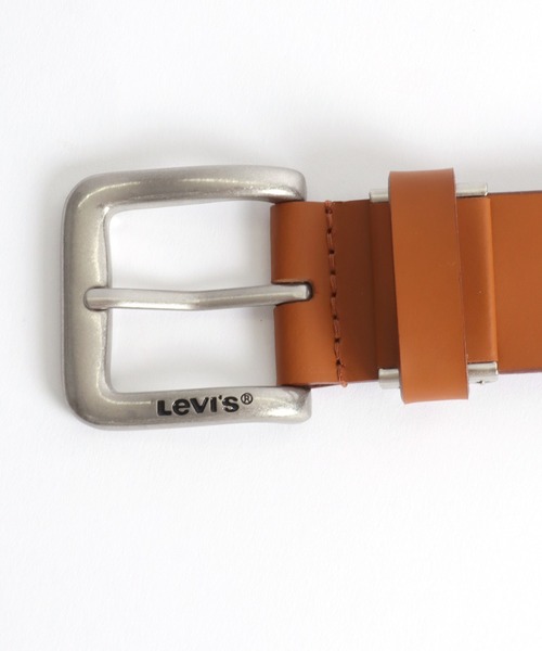 Levi's(リーバイス)の「Levi's/リーバイス 35mm 本革 帆型バックル レザーベルト(ベルト・メンズ・ブラック/ダークブラウン/ブラウン・FREE)」の5枚目の写真