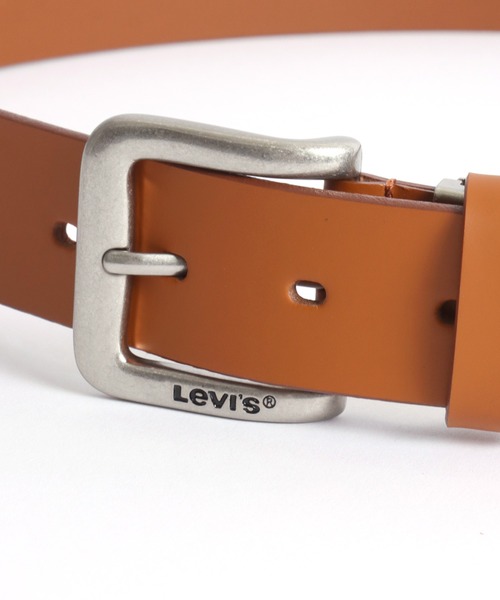 Levi's(リーバイス)の「Levi's/リーバイス 35mm 本革 帆型バックル レザーベルト(ベルト・メンズ・ブラック/ダークブラウン/ブラウン・FREE)」の7枚目の写真