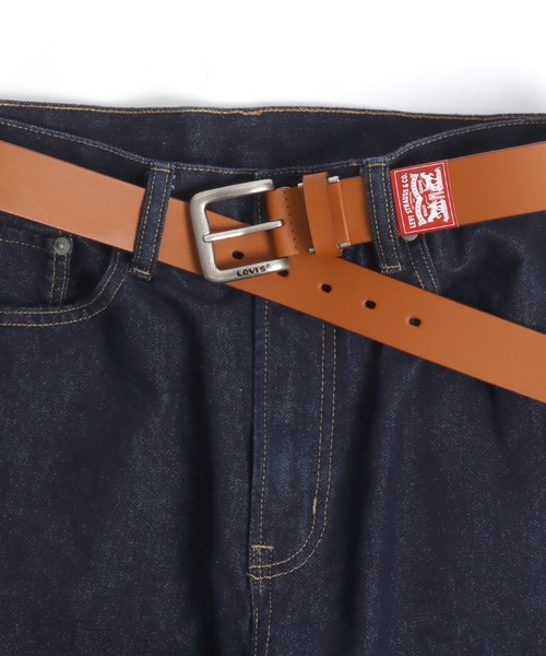 Levi's(リーバイス)の「Levi's/リーバイス 35mm 本革 帆型バックル レザーベルト(ベルト・メンズ・ブラック/ダークブラウン/ブラウン・FREE)」の15枚目の写真