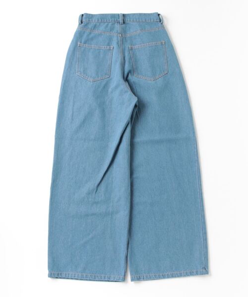 paravion（パラビオン）の「タックワイドデニムパンツ/M.Lサイズ展開あり（デニムパンツ・レディース・ネイビー・LARGE/MEDIUM）」の14枚目の写真