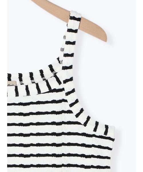 Samansa Mos2(サマンサ モスモス)の「カットジャカードノースリ(Tシャツ/カットソー・レディース・ベージュ/キナリ/ブラック/オフホワイト・F)」の17枚目の写真