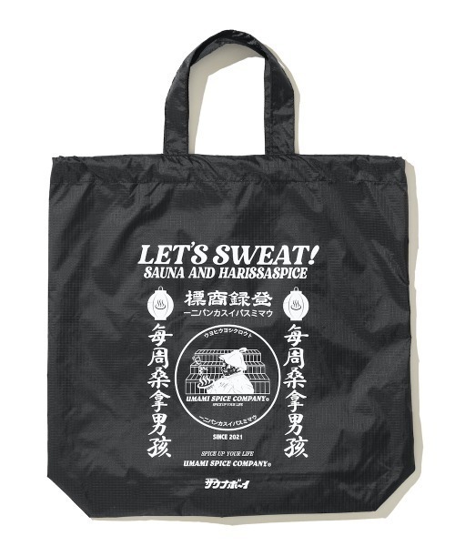 Kinetics（キネティクス）の「SAUNABOY × UMAMI SPICE COMPANY SP  GYM SACK（サウナボーイ × ウマミ スパイス カンパニー SP ジム サック）（バックパック/リュック・メンズ・オリーブ/ブラック・FREE）」の3枚目の写真