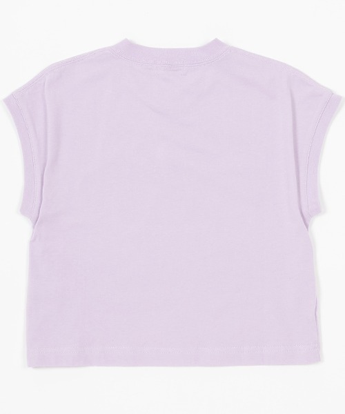 minimal（ミニマル）の「プリントノースリーブ（Tシャツ/カットソー・キッズ・ライラック/ブラック/グリーン・120cm/130cm/140cm/100cm/110cm）」の4枚目の写真