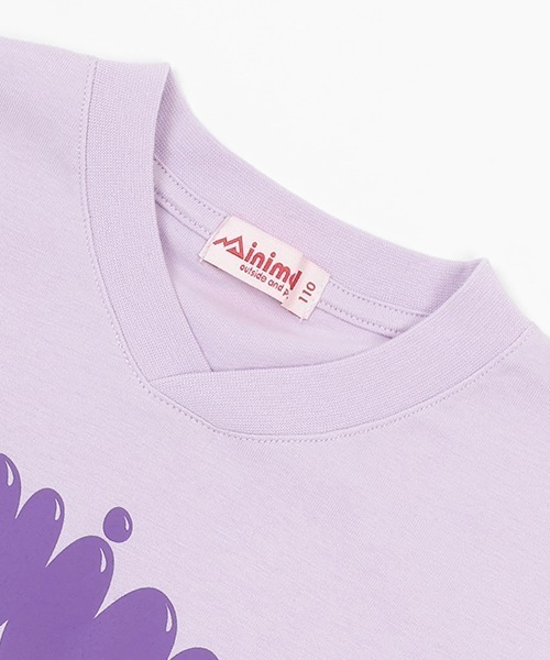 minimal（ミニマル）の「プリントノースリーブ（Tシャツ/カットソー・キッズ・ライラック/ブラック/グリーン・120cm/130cm/140cm/100cm/110cm）」の5枚目の写真