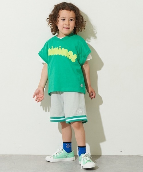 minimal（ミニマル）の「プリントノースリーブ（Tシャツ/カットソー・キッズ・ライラック/ブラック/グリーン・120cm/130cm/140cm/100cm/110cm）」の13枚目の写真