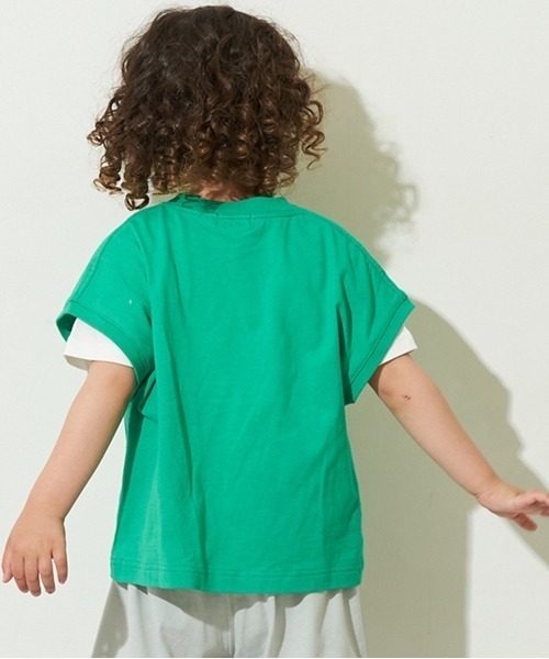 minimal（ミニマル）の「プリントノースリーブ（Tシャツ/カットソー・キッズ・ライラック/ブラック/グリーン・120cm/130cm/140cm/100cm/110cm）」の15枚目の写真