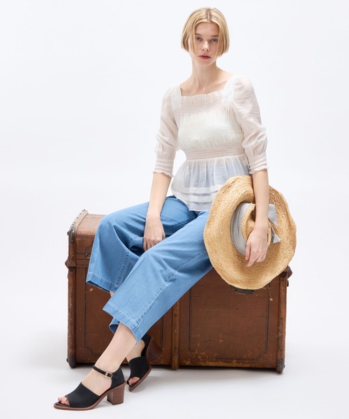 DEICY(デイシー)の「デニムハートポケットパンツ(デニムパンツ・レディース・ライトインディゴブルー・1/0)」の17枚目の写真