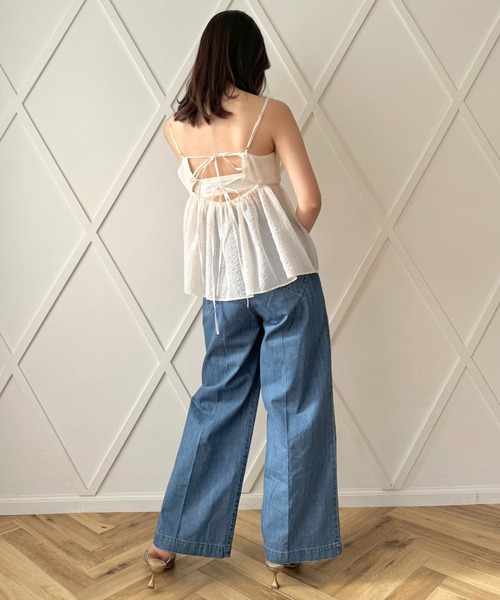 DEICY(デイシー)の「デニムハートポケットパンツ(デニムパンツ・レディース・ライトインディゴブルー・1/0)」の4枚目の写真