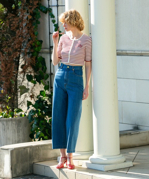 DEICY(デイシー)の「デニムハートポケットパンツ(デニムパンツ・レディース・ライトインディゴブルー・1/0)」の21枚目の写真