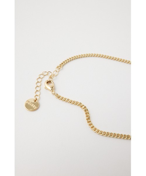 MOUSSY(マウジー)の「PLATE CHAIN チョーカー(ネックレス・レディース・ゴールド/シルバー・FREE)」の4枚目の写真