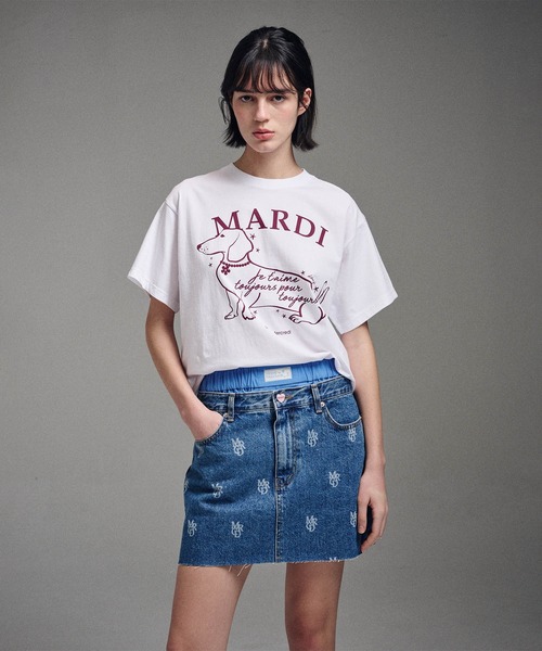 TSHIRT SWING THE TAIL DDANJI FLOWER CHOKER（Tシャツ
