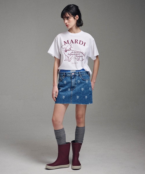 TSHIRT SWING THE TAIL DDANJI FLOWER CHOKER（Tシャツ