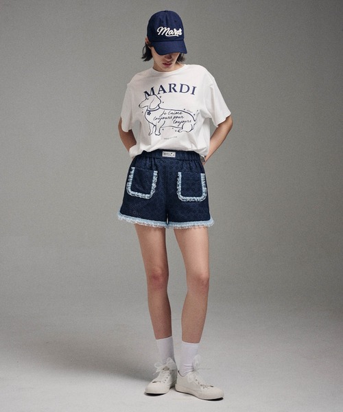 TSHIRT SWING THE TAIL DDANJI FLOWER CHOKER（Tシャツ
