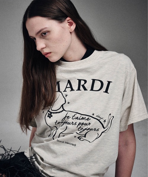 TSHIRT SWING THE TAIL DDANJI FLOWER CHOKER（Tシャツ