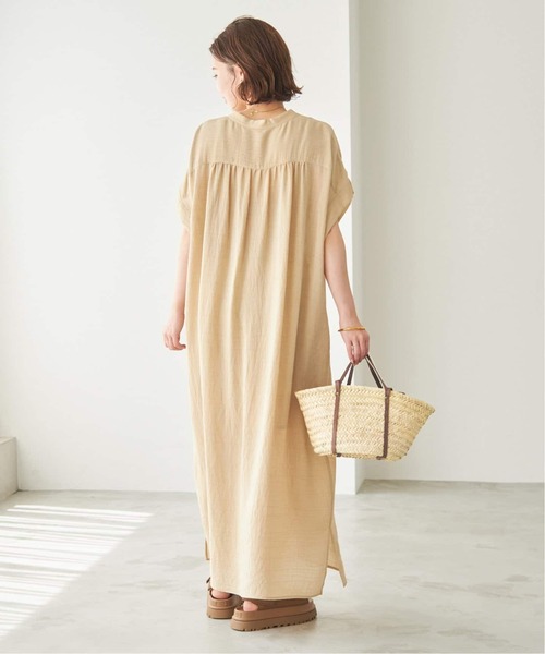 SLOBE IENA（スローブイエナ）の「《追加》KECH LeS ESSENTIELS SLOBE別注2WAYカゴバッグ KBG-2206（かごバッグ・レディース・ブラウン・FREE）」の4枚目の写真