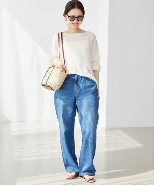 SLOBE IENA（スローブイエナ）の「《追加》KECH LeS ESSENTIELS SLOBE別注2WAYカゴバッグ KBG-2206（かごバッグ・レディース・ブラウン・FREE）」の2枚目の写真