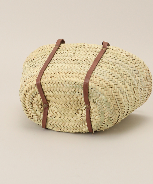 SLOBE IENA（スローブイエナ）の「《追加》KECH LeS ESSENTIELS SLOBE別注2WAYカゴバッグ KBG-2206（かごバッグ・レディース・ブラウン・FREE）」の11枚目の写真