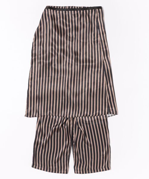 PROVOKE （プロヴォーク）の「STRIPE SKIRTED PANTS（その他パンツ・レディース・ブラウン/グレー・FREE）」の20枚目の写真