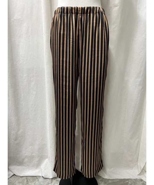 PROVOKE （プロヴォーク）の「STRIPE SKIRTED PANTS（その他パンツ・レディース・ブラウン/グレー・FREE）」の6枚目の写真