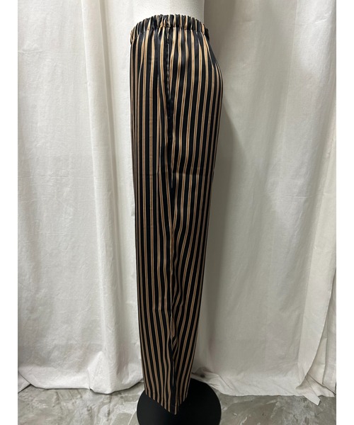 PROVOKE （プロヴォーク）の「STRIPE SKIRTED PANTS（その他パンツ・レディース・ブラウン/グレー・FREE）」の7枚目の写真