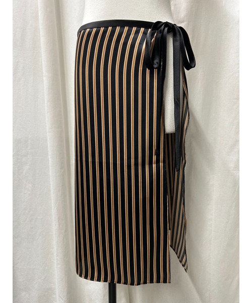 PROVOKE （プロヴォーク）の「STRIPE SKIRTED PANTS（その他パンツ・レディース・ブラウン/グレー・FREE）」の16枚目の写真