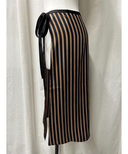 PROVOKE （プロヴォーク）の「STRIPE SKIRTED PANTS（その他パンツ・レディース・ブラウン/グレー・FREE）」の17枚目の写真