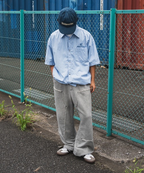 kutir(クティール)の「【低身長だからカッコよく着こなせるアイテム】2Wayドローコードストライプシャツ(シャツ/ブラウス・メンズ・ライトブルー/ライトベージュ・SMALL/MEDIUM)」の15枚目の写真