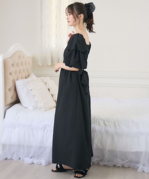 ems excite（エムズエキサイト）の「バルーンスリーブオフショルOP（ワンピース・レディース・ブラック/イエロー/ホワイト・FREE）」の17枚目の写真